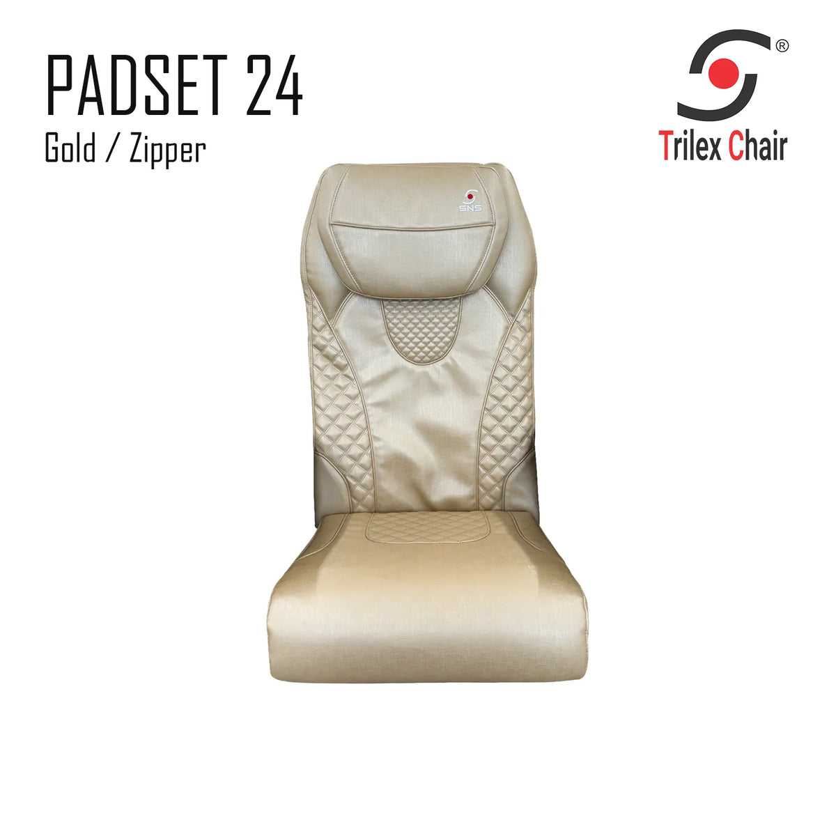 Padset 24 Gold Zipper