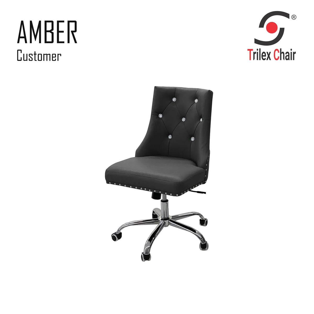 Amber Customer Chair Black