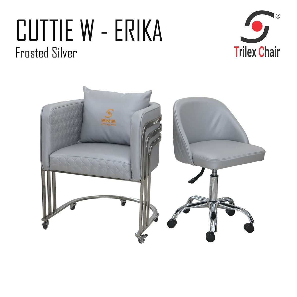 Cuttie W - Erika Frosted Sivler