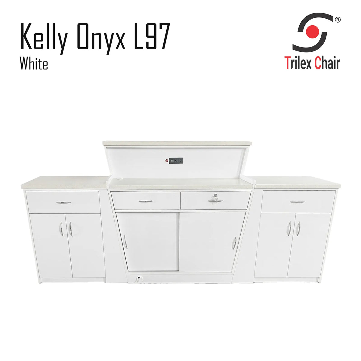 Kelly Reception Onyx L97 White