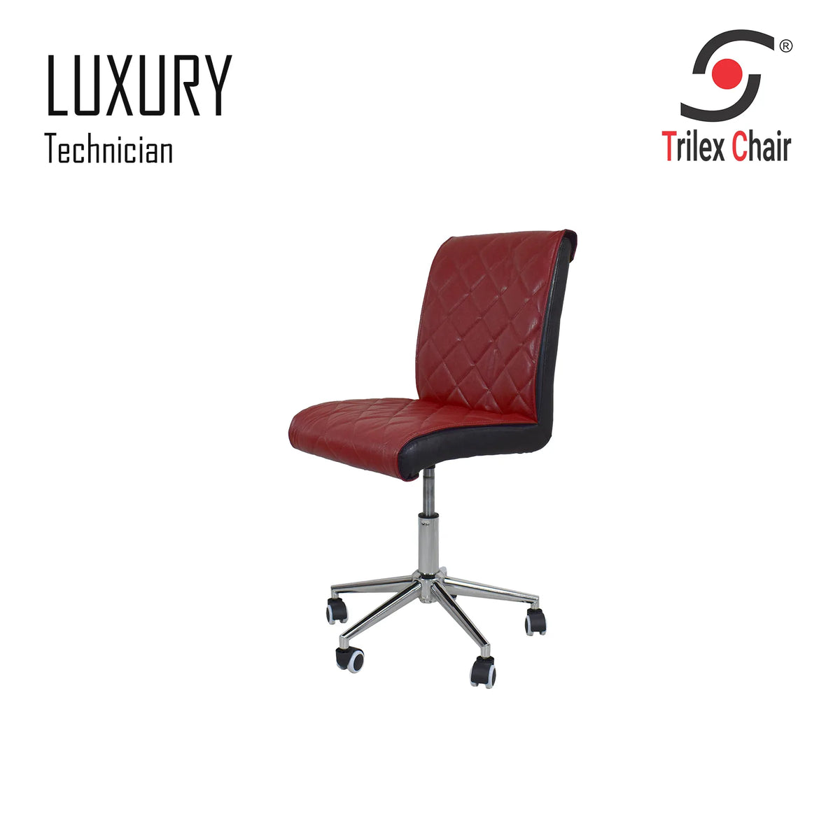 Luxury Technician Chair Dark Burgundy
