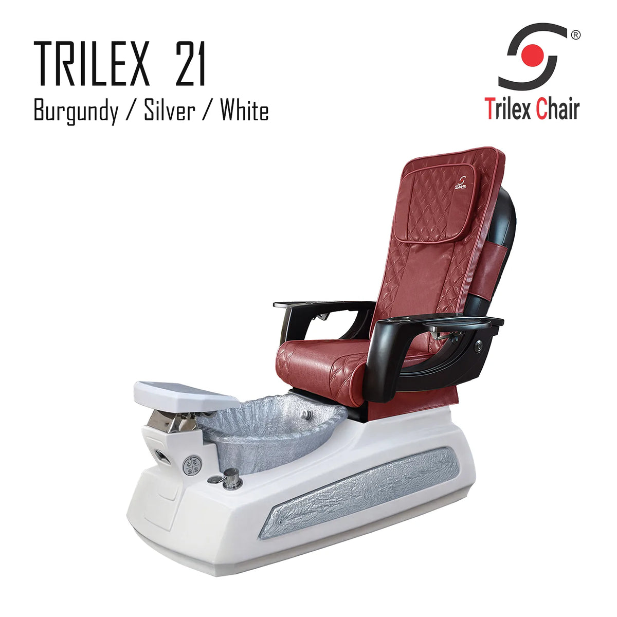 Trilex 21 Pedicure Chair Bur-SW