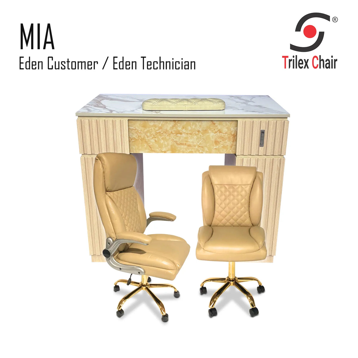 Mia Table - Eden Cream