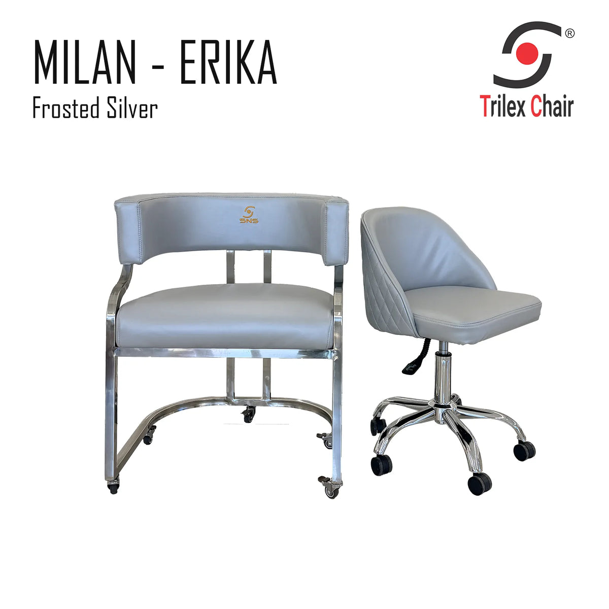 Milan - Erika Frosted Silver