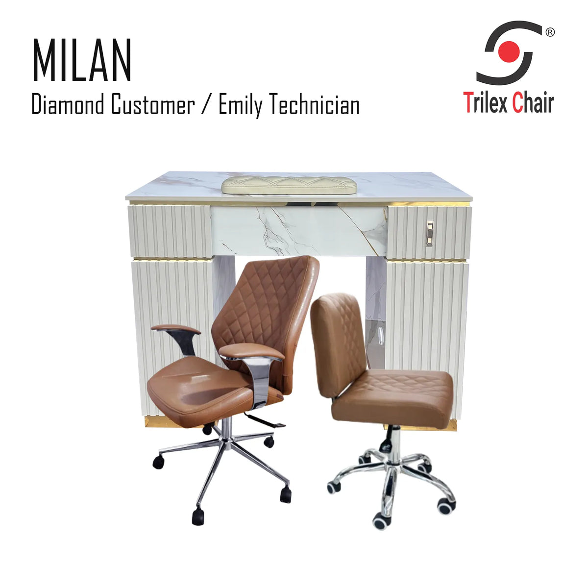 Milan Table - Diamond Emily Cappu
