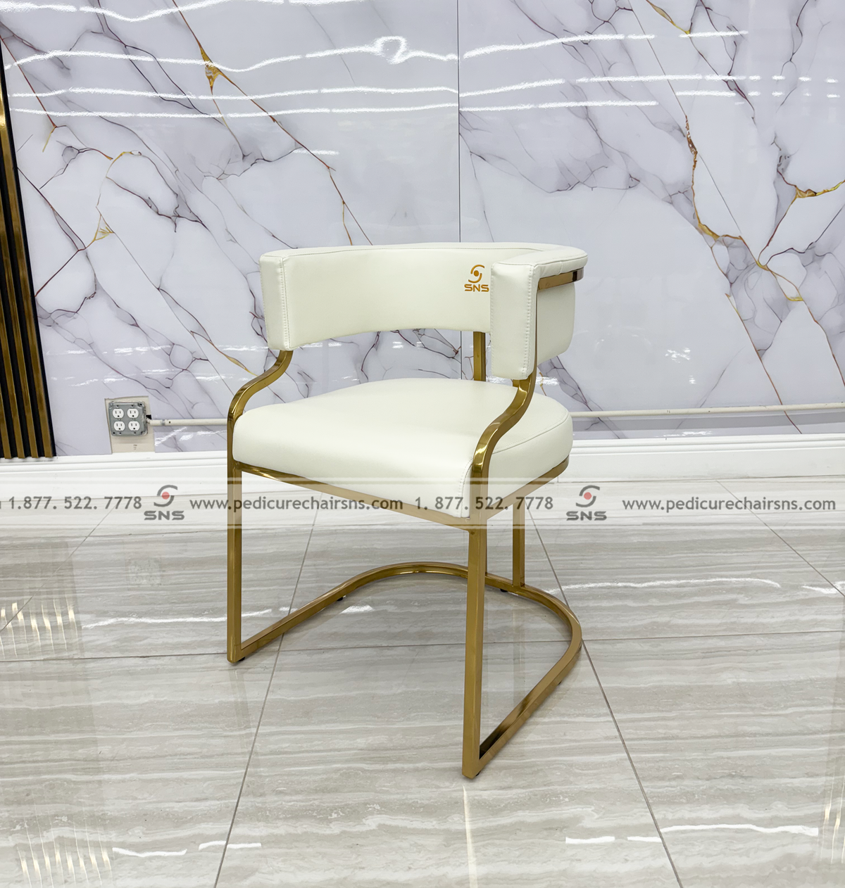 Milan Customer Chair Ivory 139