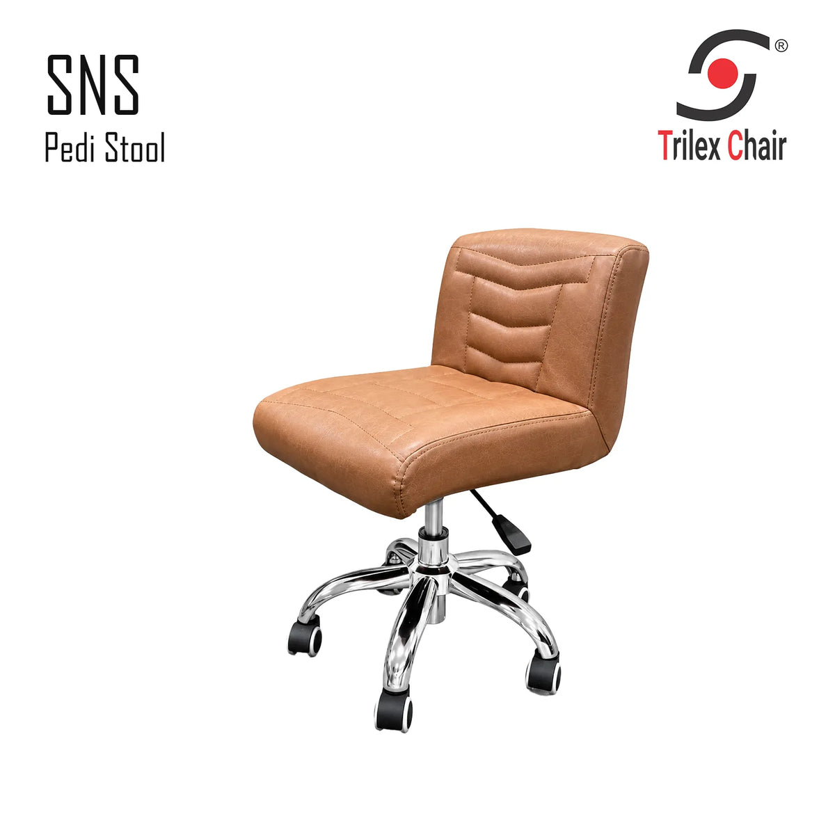 SNS Stool TALL BACK Cappucino
