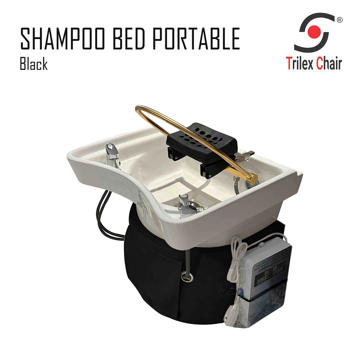 Shampoo Bed Portable Black