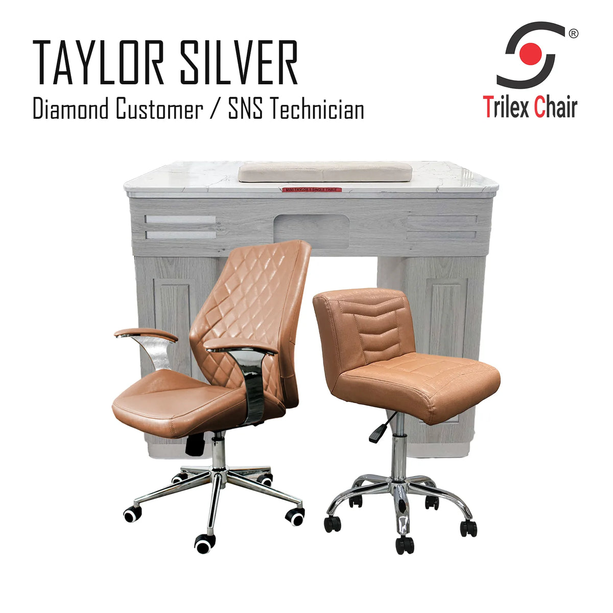 TAYLOR Table Diamond-SNS Cappu