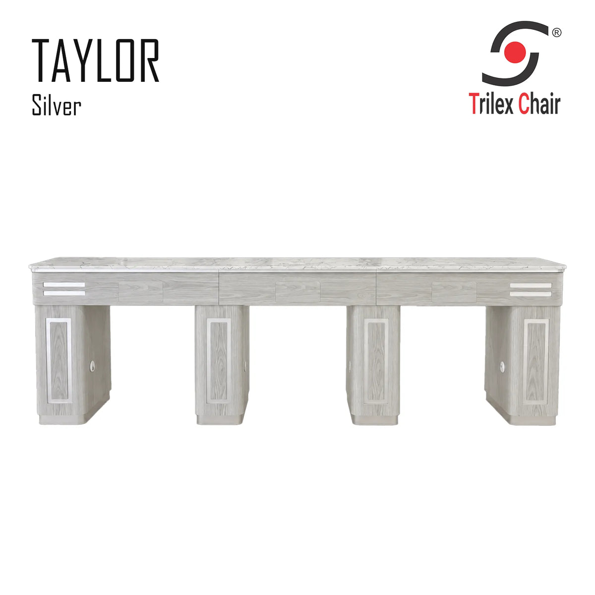 Taylor 5 Silver Triple Table