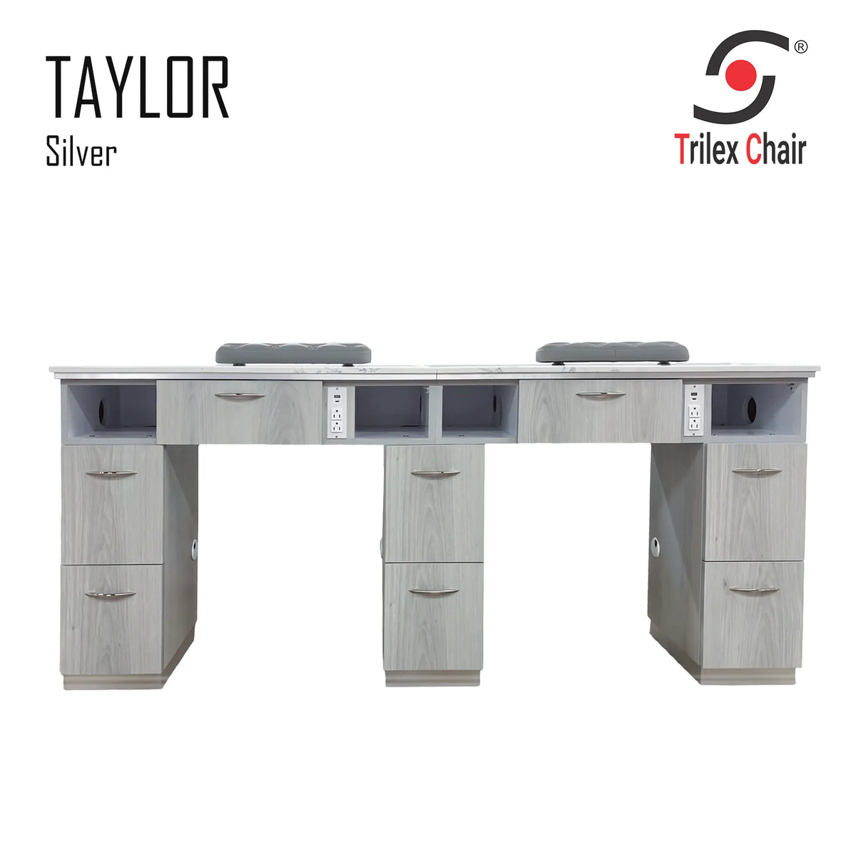 Taylor Silver Double Table