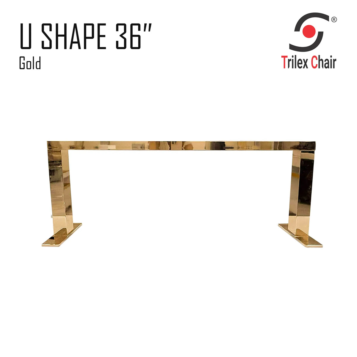 U-Shape Gold Nail Lamp 36'