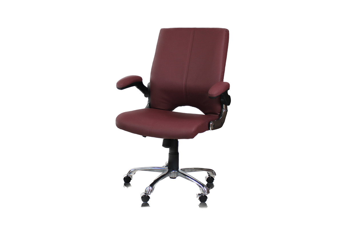 VERSA CUSTOMER CHAIR BURGUNDY