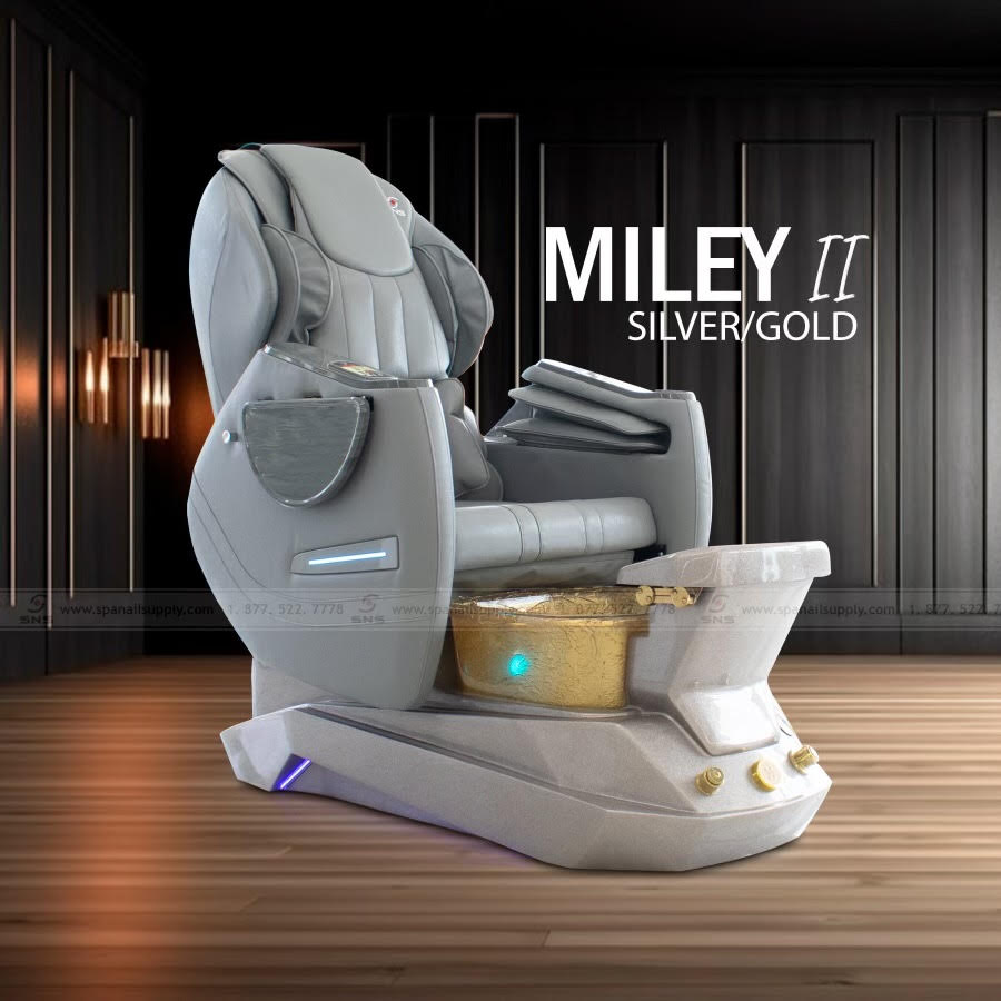 MILEY II PEDICURE CHAIR S/G/S