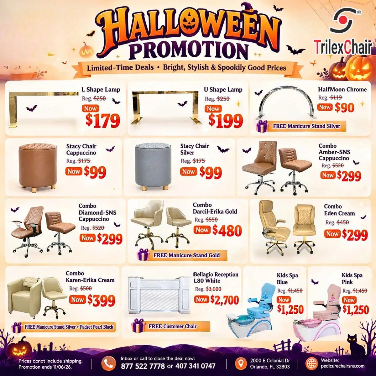 Halloween Promotion Trilex Chair