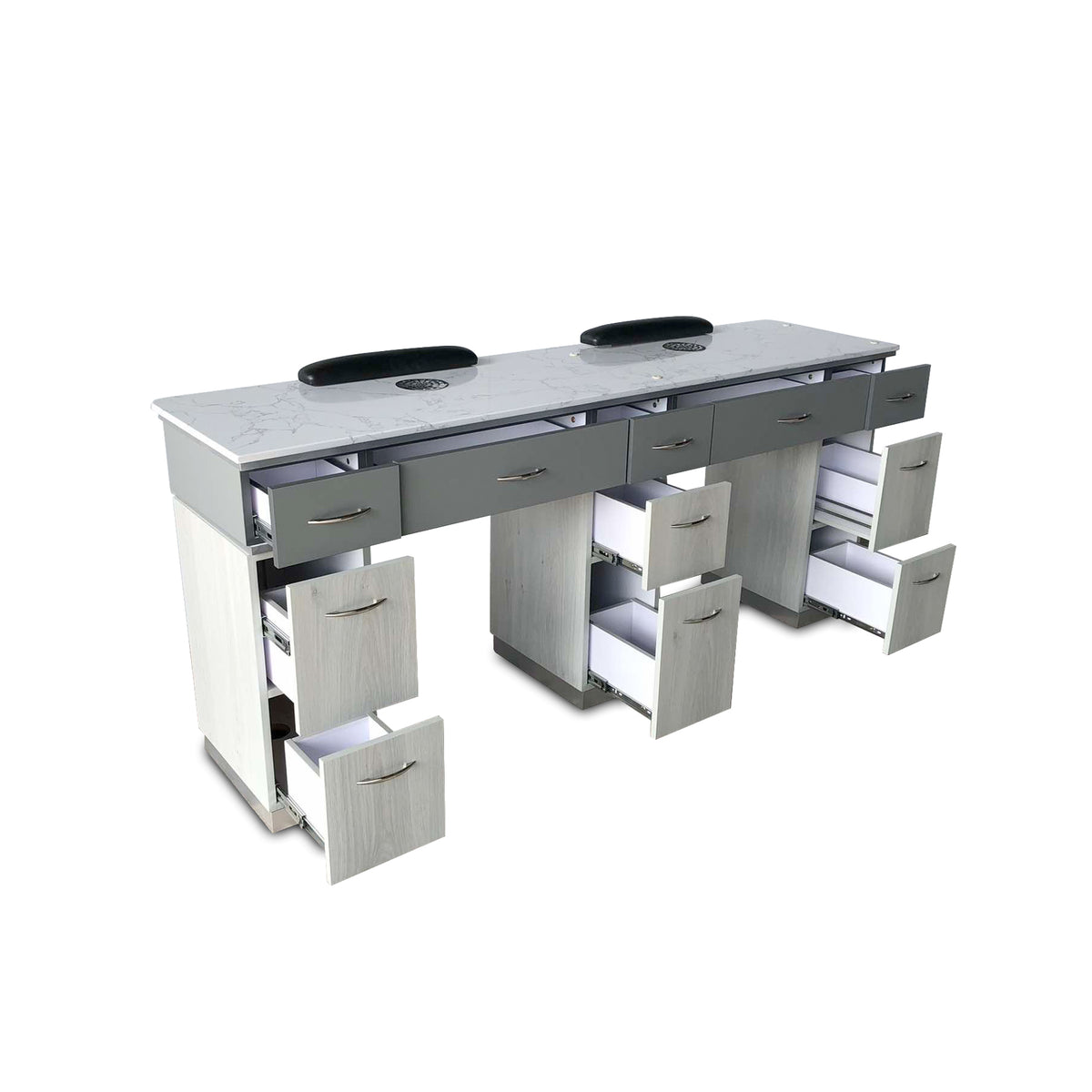 Taylor Double Table 70 W/Vent JT - Silver