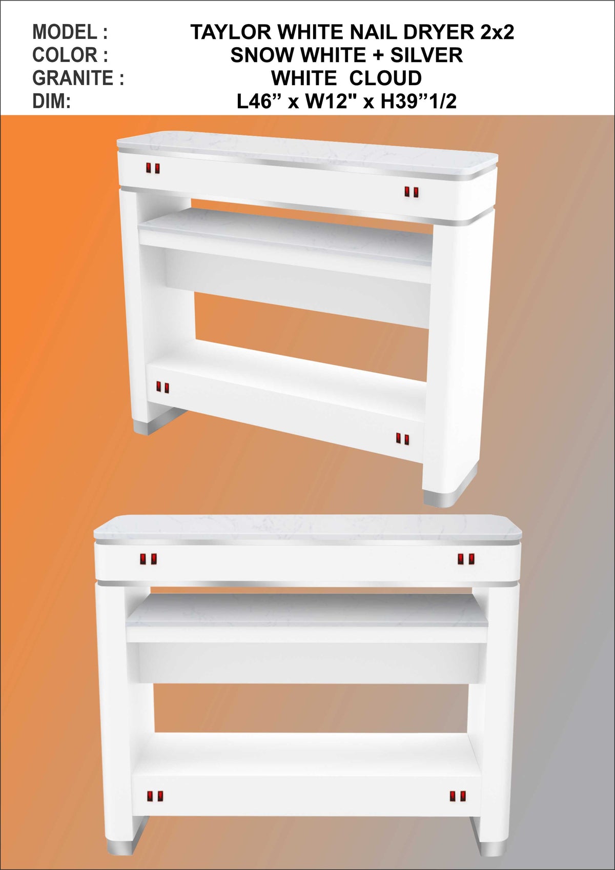 Taylor White Dryer L46 Mini