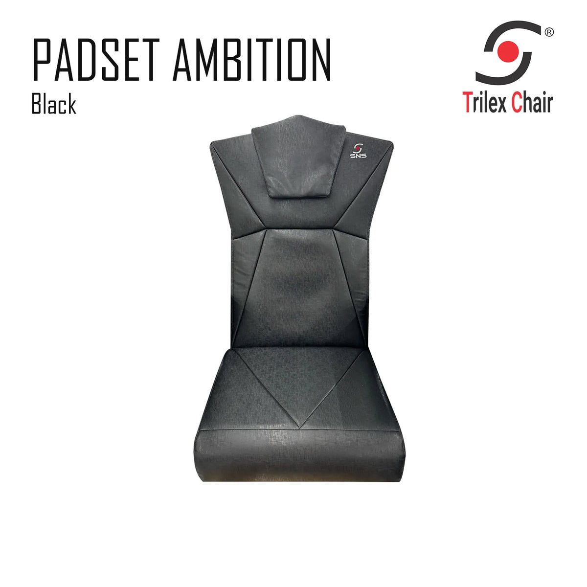 Ambition Padset Memory Sponge - Black
