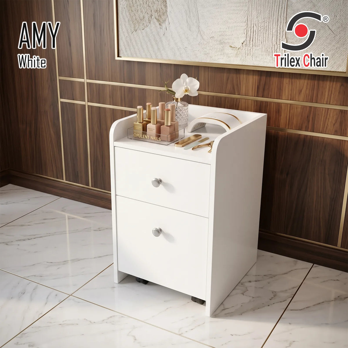 Amy Pedi cart 14 - White