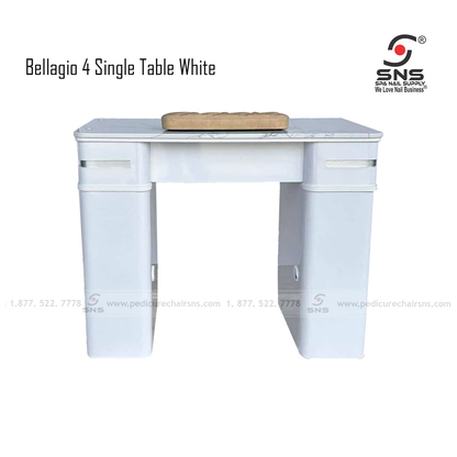 Bellagio 4 Single Table White - TT