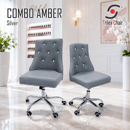 Combo Amber Silver