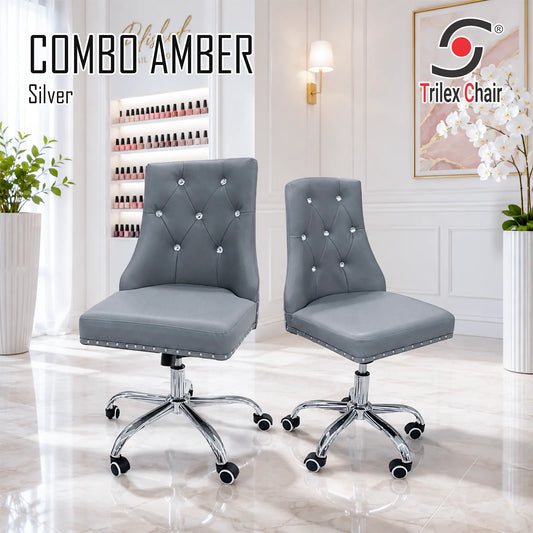 Combo Amber Silver