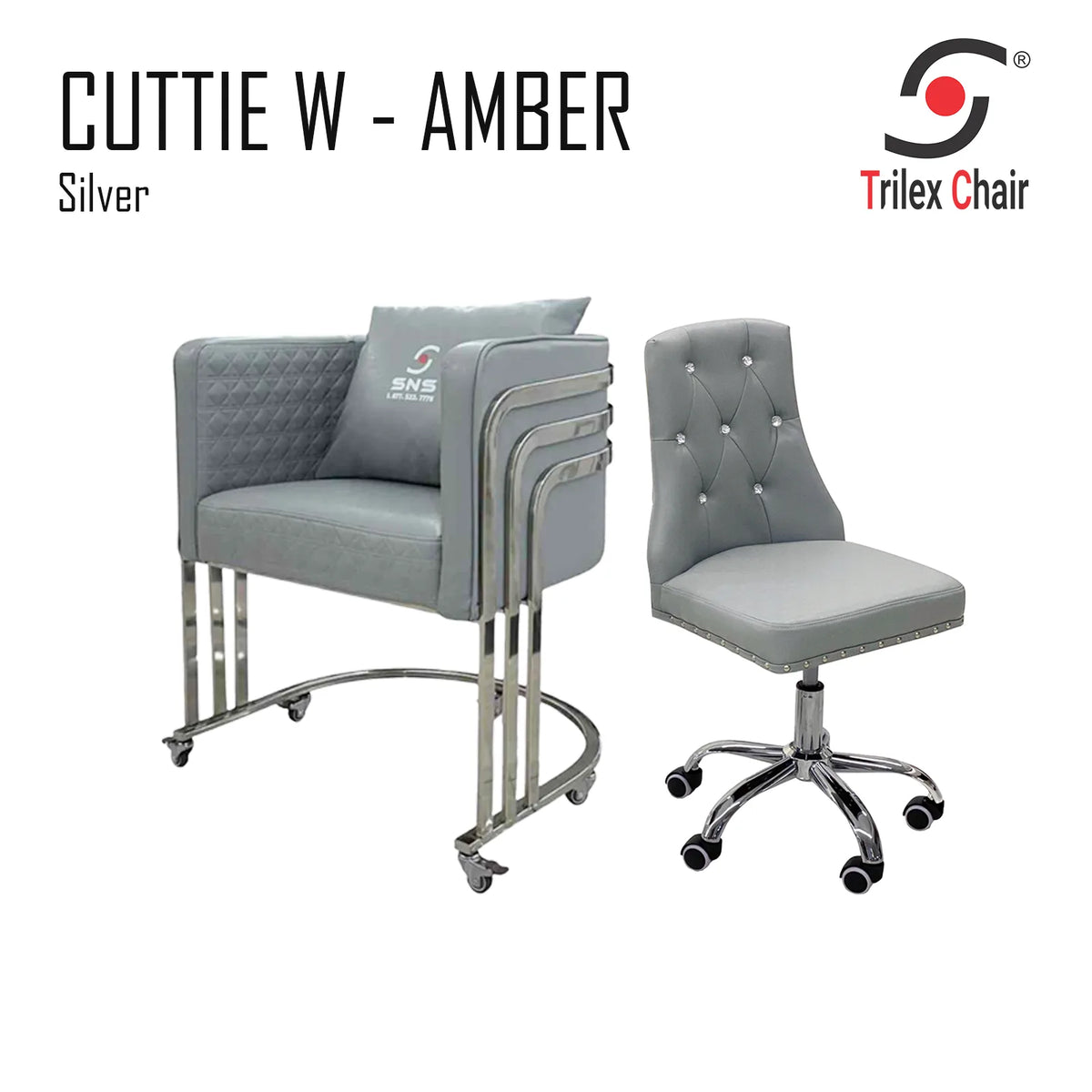 Cuttie W - Amber Silver