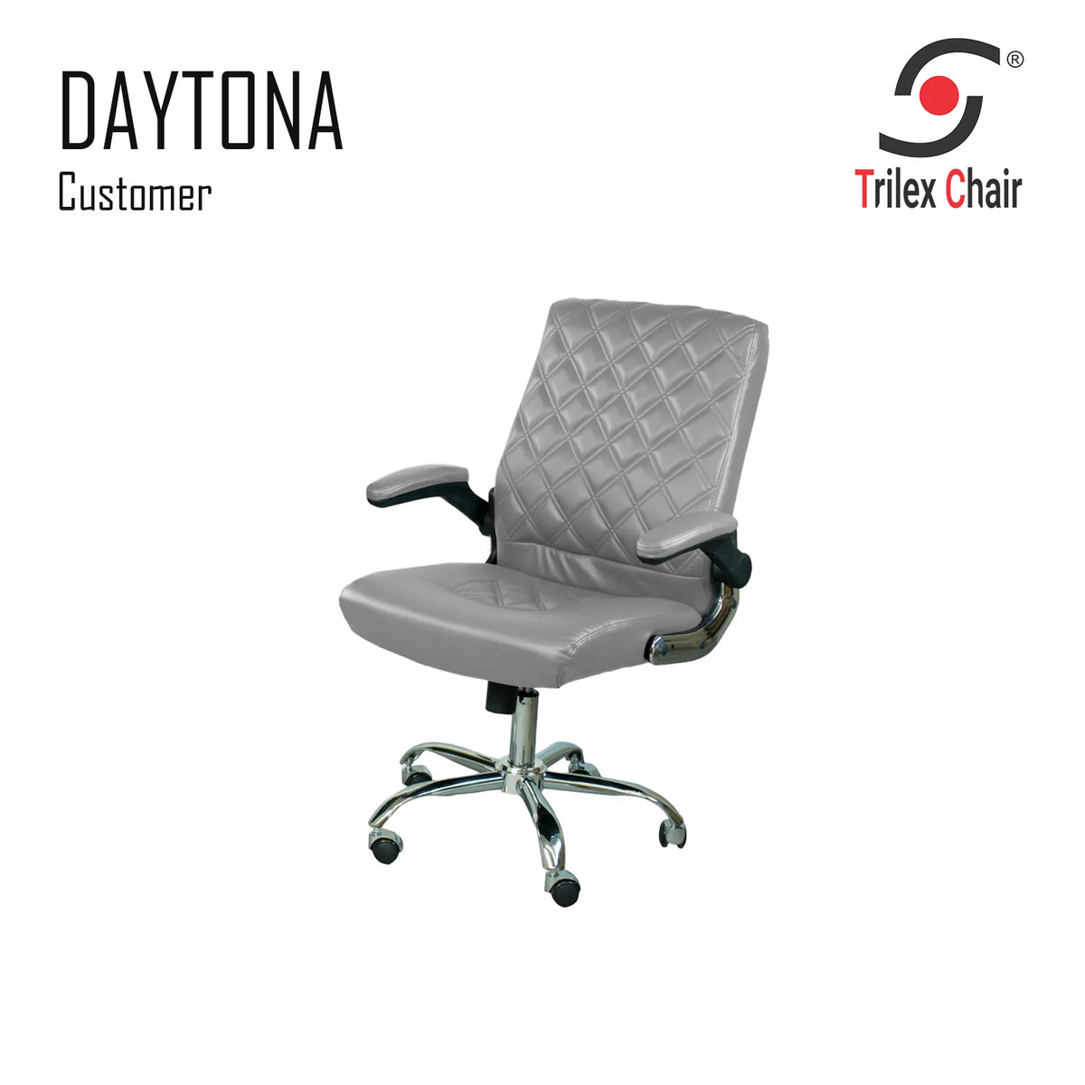 Daytona Customer Chair Silver