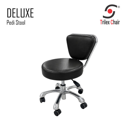 Deluxe Pedi Stool Black