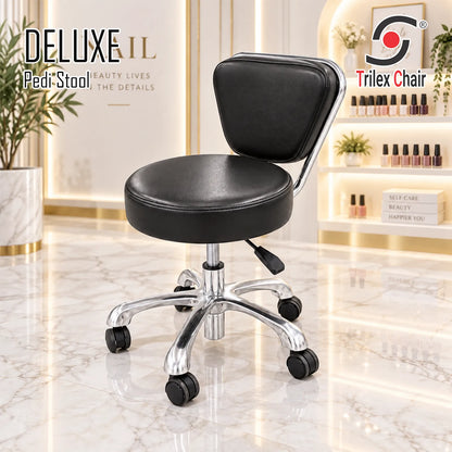 Deluxe Pedi Stool Black