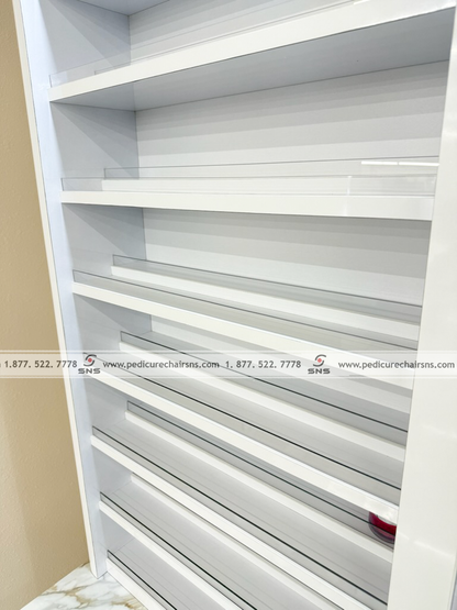 Kelly Cabinet 74 - White/Gold TT139