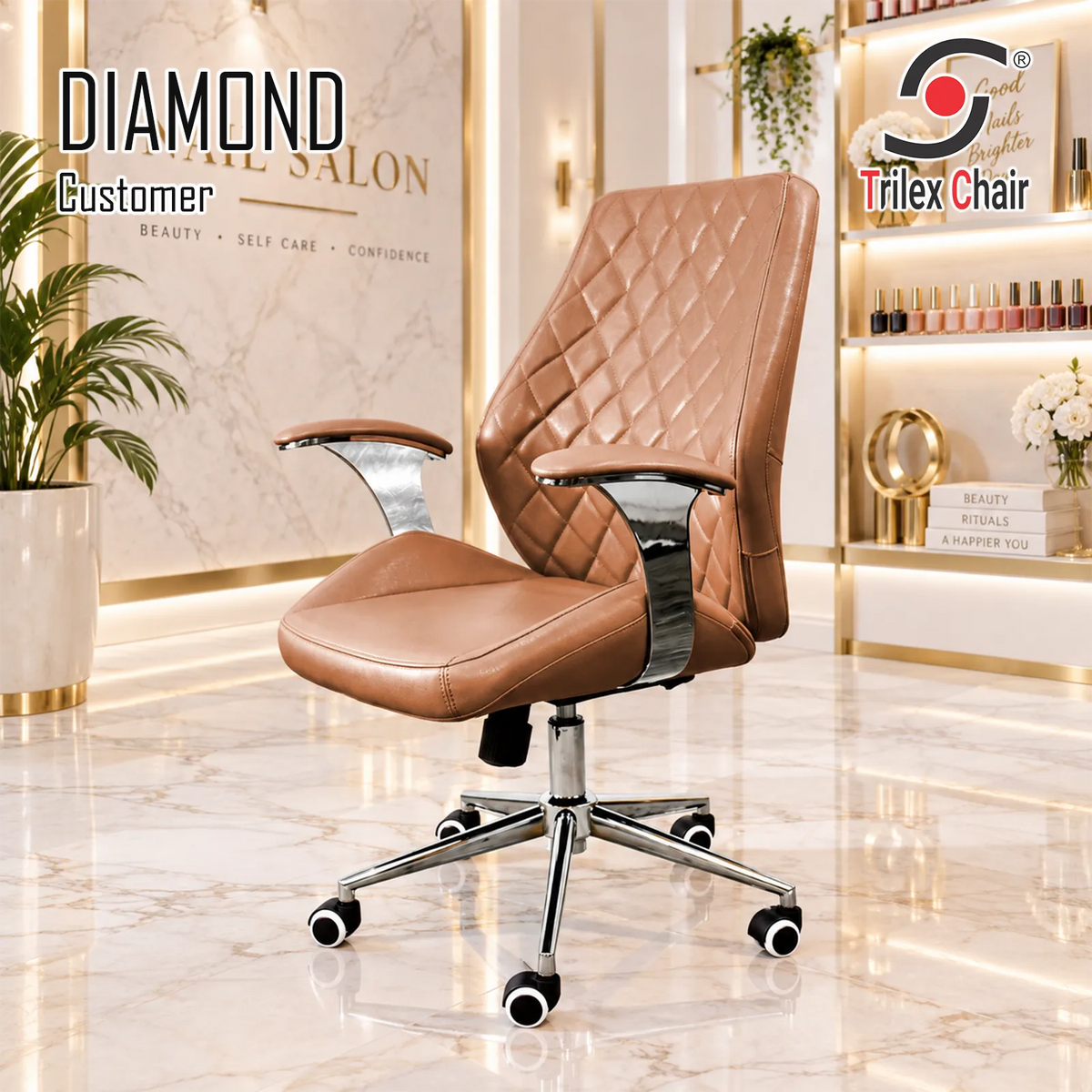 Diamond Customer Chair Cappu