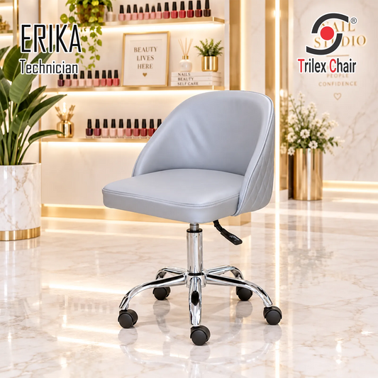 Erika Tech Chair Frosted Silver