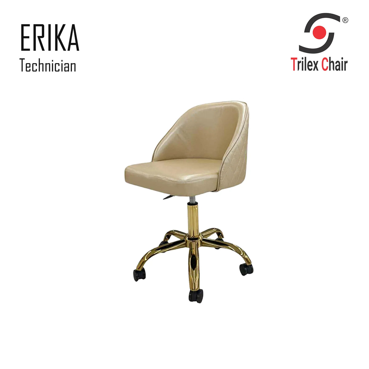 Erika Technician Chair version 3 Gold italy Gold metal NICK - Inventory
