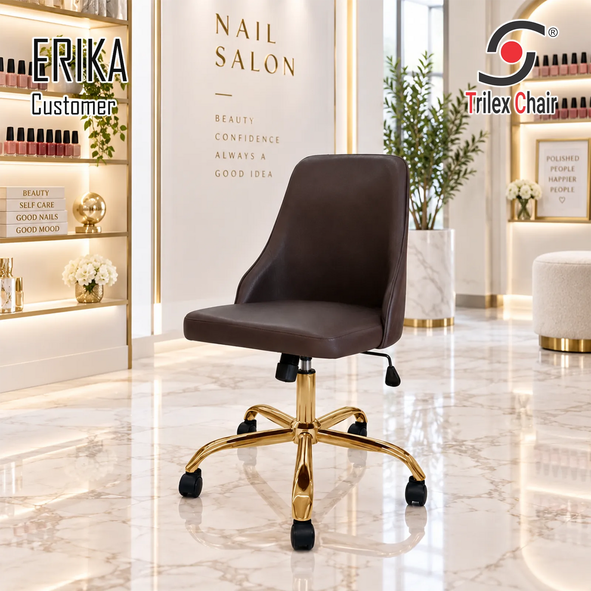 Erika Customer Chair Choco