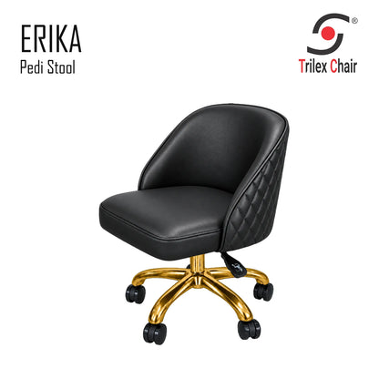 Erika Pedi Stool Black