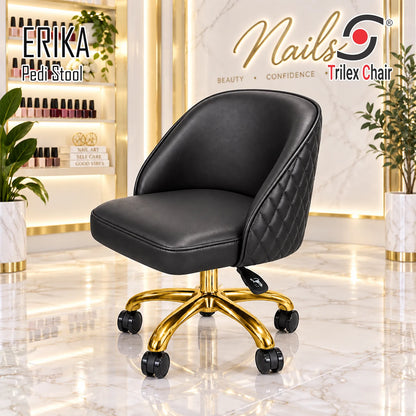 Erika Pedi Stool Black