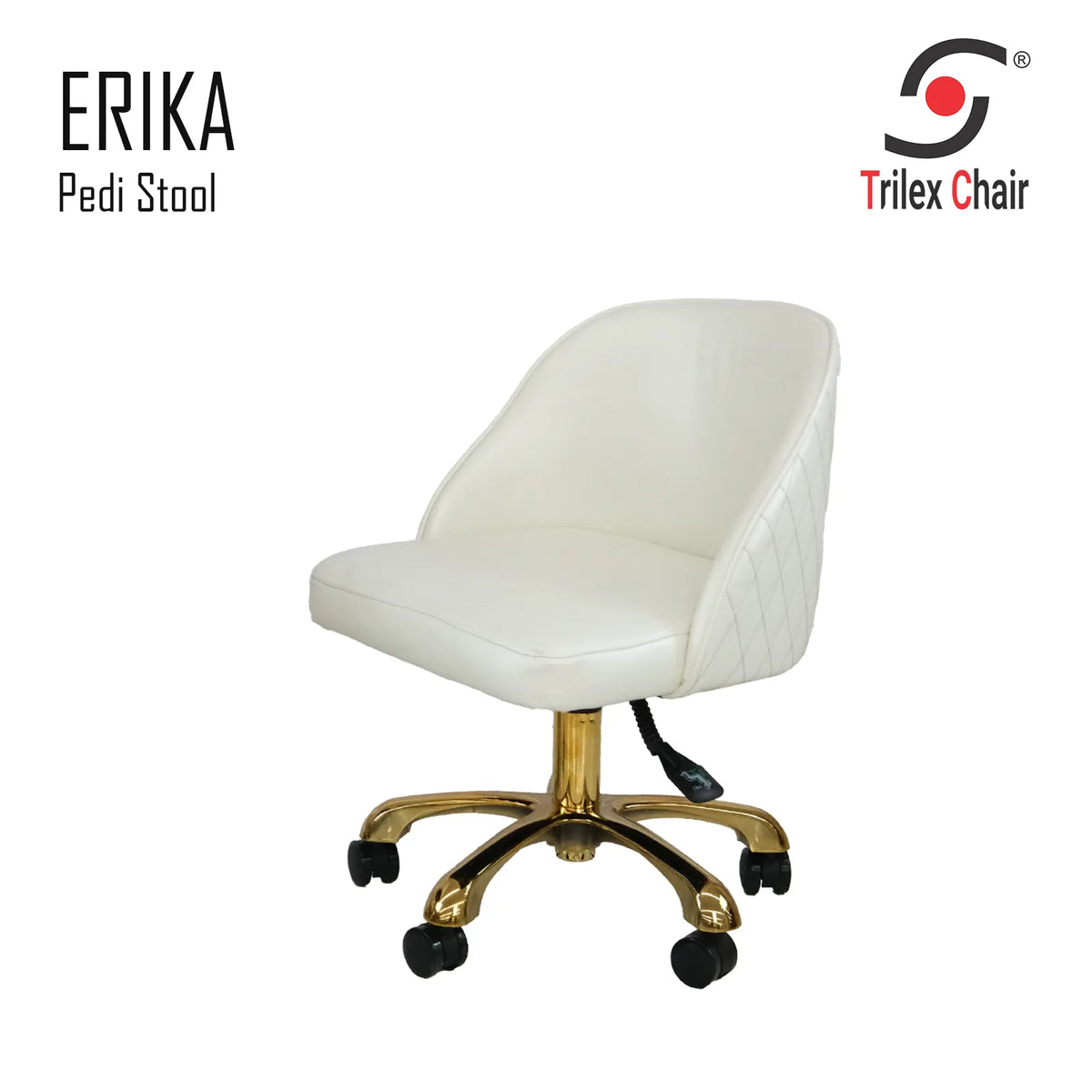Erika Pedi Stool Ivory