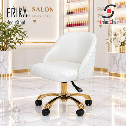 Erika Pedi Stool Ivory