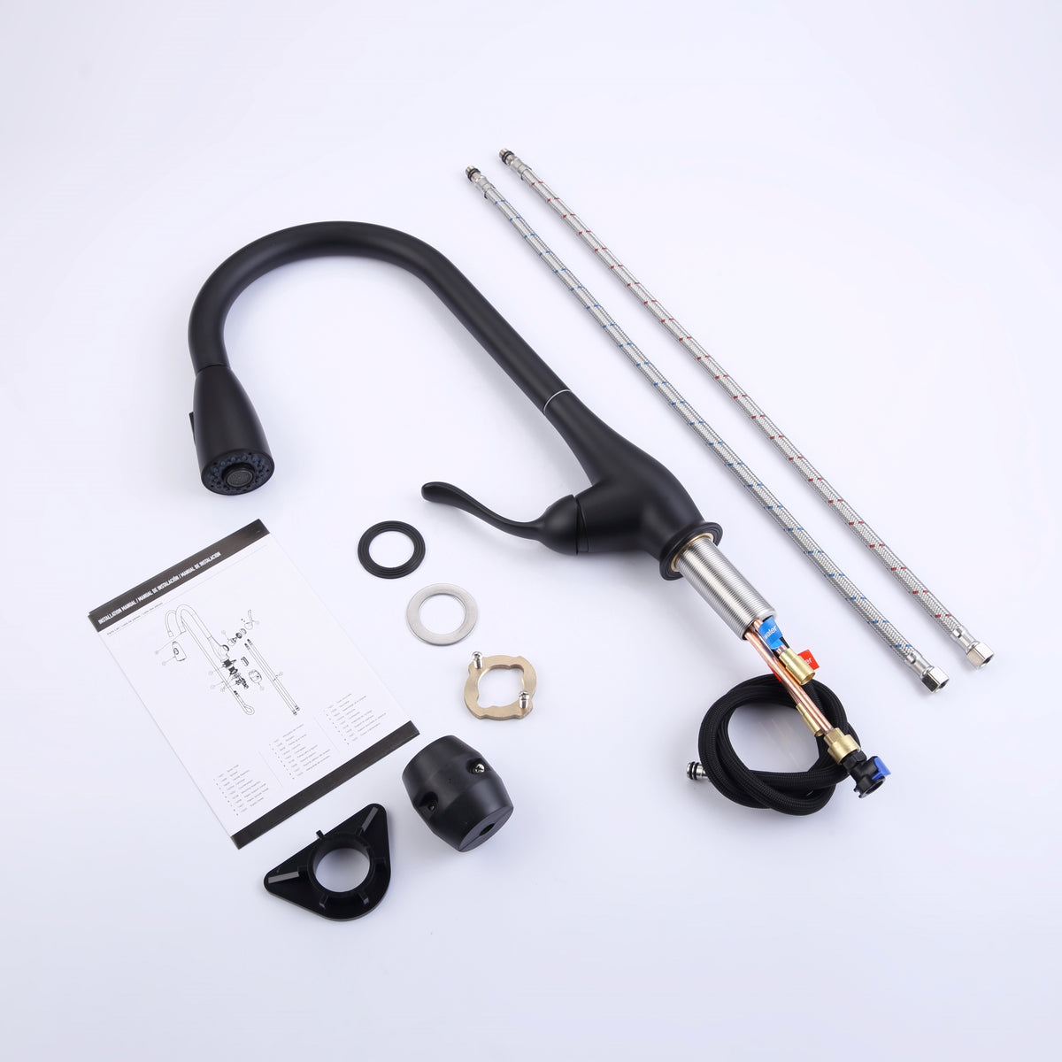 Kitchen Faucet - D3004 Matte Black
