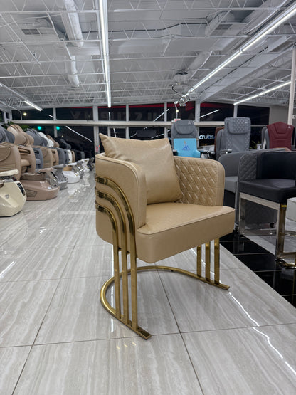 Cuttie Customer Chair Gold Italy Zhou