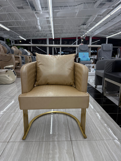 Cuttie Customer Chair Gold Italy Zhou