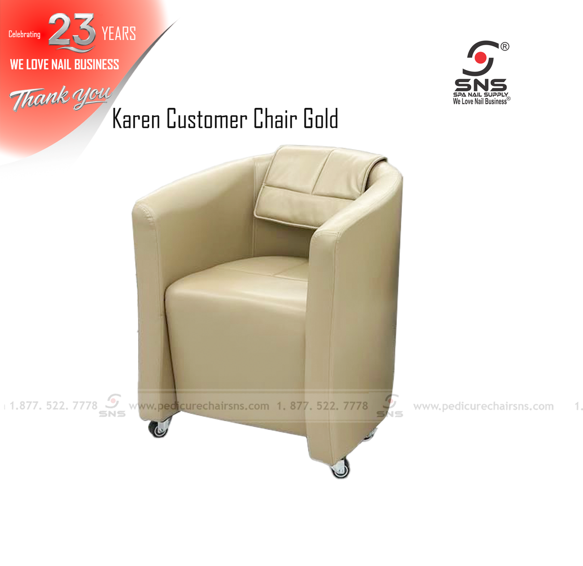 Karen Customer Chair Cream
