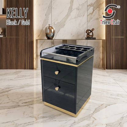 Kelly Pedicart - Black/Gold