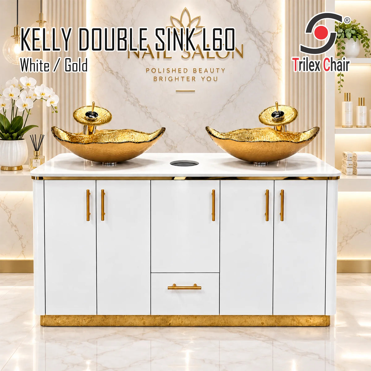Kelly Double Sink L60 (Vessel Sink)