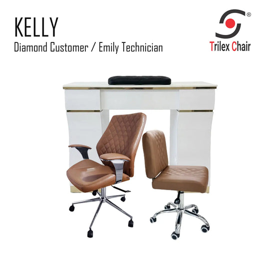 Kelly Table & Diamond - Emily Cappu