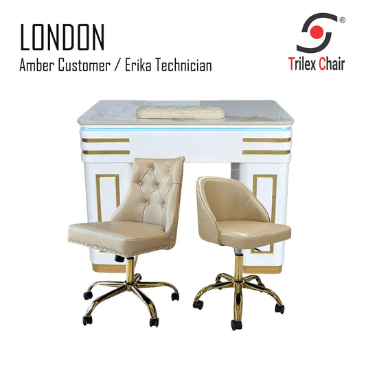 London Table & Amber - Erika Gold