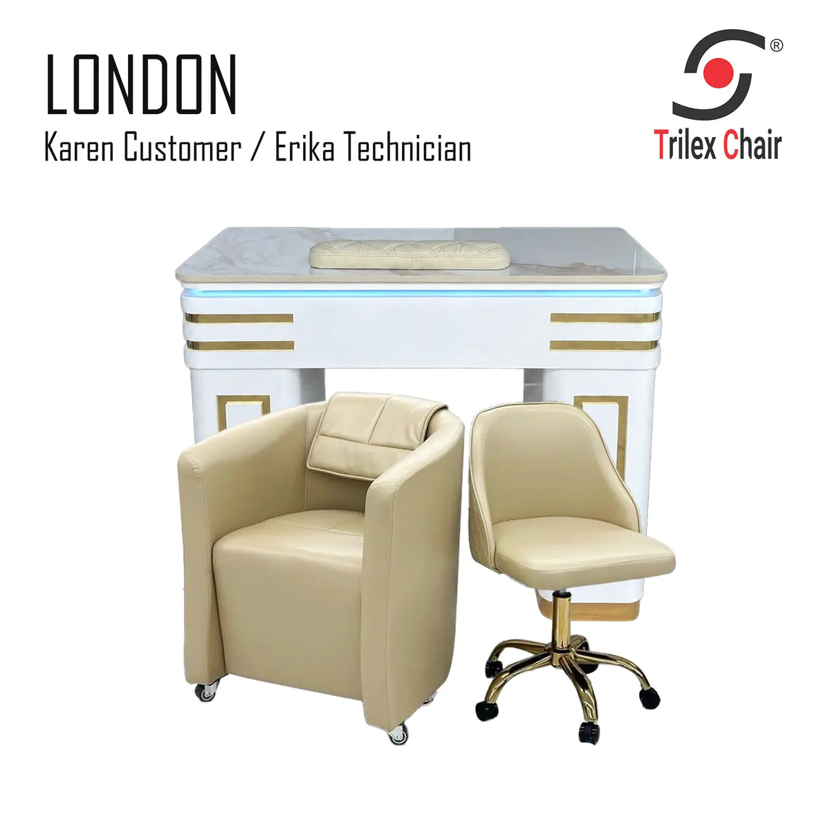 London Table & Karen - Erika Cream
