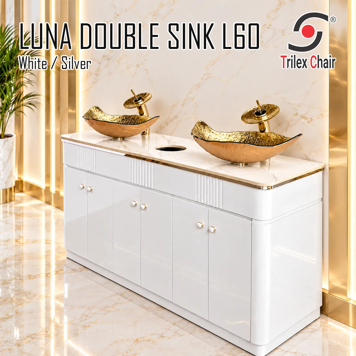 Luna Double Sink L60