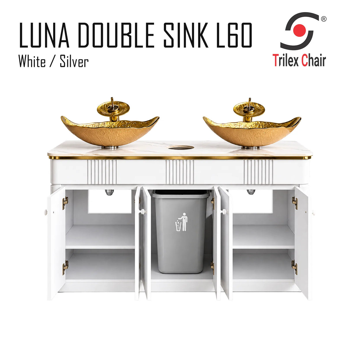 Luna Double Sink L60